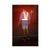 Safety Vest - Red LED Lights - Reflective Strip - Working Underground - Image 8