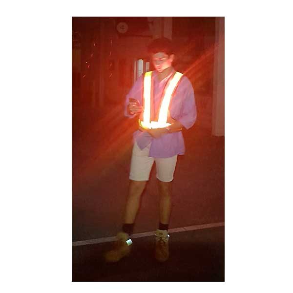 Safety Vest with 16 LED lights